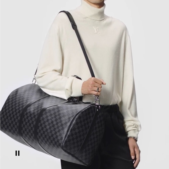 Louis Vuitton Other - Louis Vuitton Damier Graphite Keepall Bandoulière 55